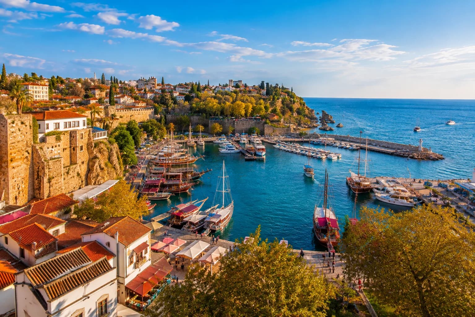 Kaleiçi'nde akşam yemeği